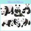 Wild Animal Zoo Toy With Realistic Panda Figures For Kids Educational Play