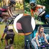 Women Ergonomic Cycling Shorts 4D Padded Lightweight Breathable Mesh Fabric Slim Fit Design Bike Shorts