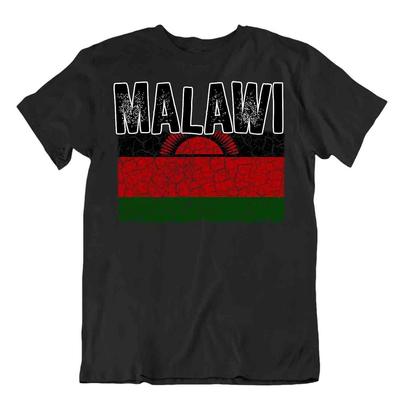 Flagge T-Shirt Malawi Mode Land Souvenir Geschenk T-Shirt Stolz Logo