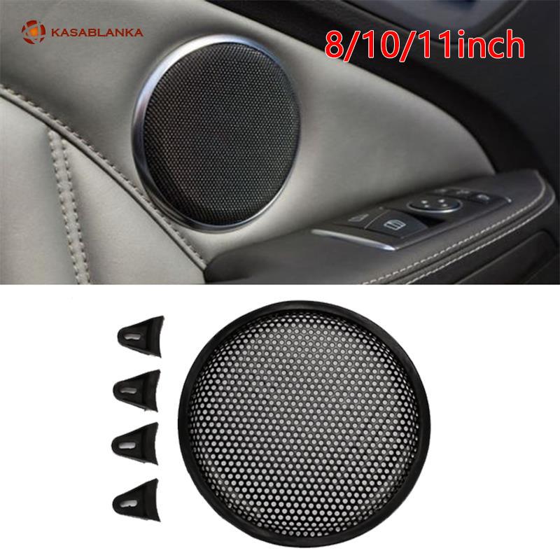 Car Subwoofer Cover Audio Speaker Cover Car Speaker Cover Universal 8
