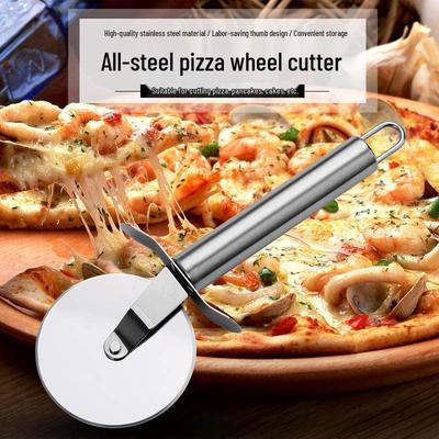 Edelstahl 430 Pizzaschneider mit Einzelrad