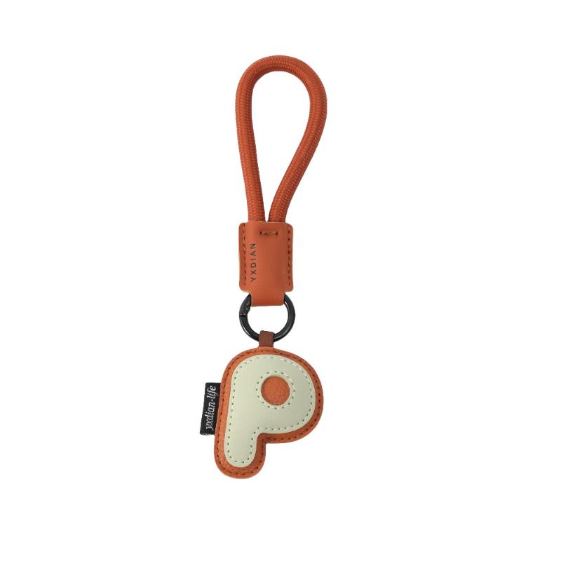 PU-Leder 26 Schlüsselanhänger Bunter geflochtener Handgelenkriemen Anti-Verlust Lanyard Schlüsselring Koffer Kamera Handyhülle Rucksack Anhänger