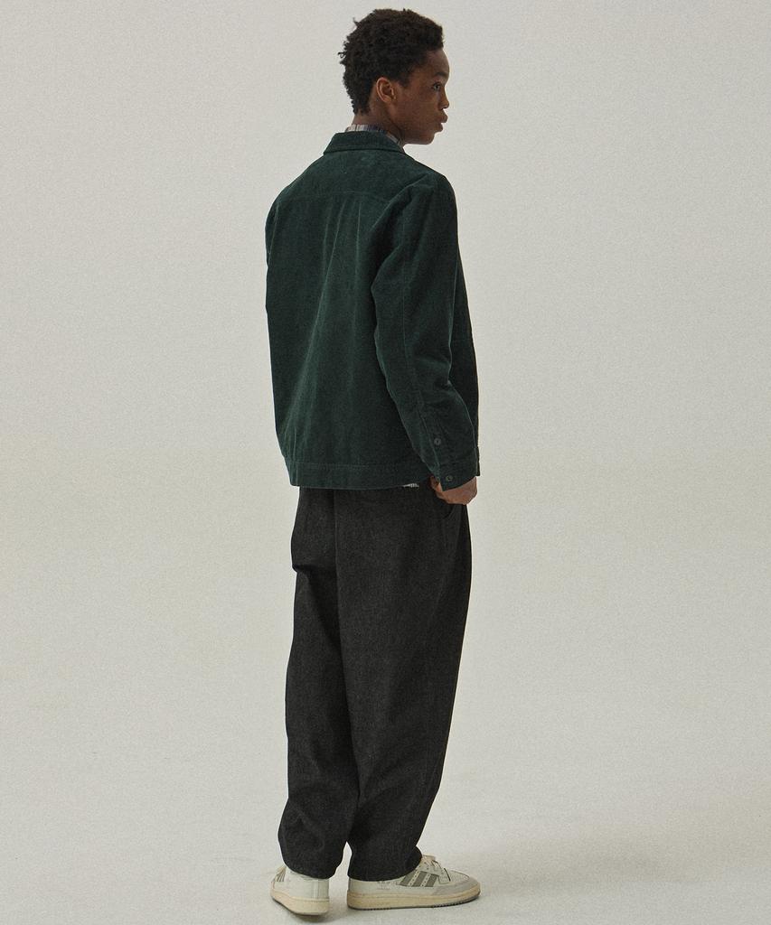 Magoodgan Hunter 5507 Corduroy Detroit Hunter Green Zip-Up Jacket