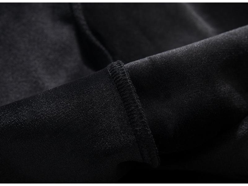 JEEP SPIRIT Men's Thick Fleece Half-Zip Sweatshirt - Autumn/Winter Stand Collar Pullover Jacket 0076