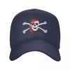 Módní Unisex Jolly Roger Skull Cross Bones Pirate Flag Baseballová čepice Dospělý Nastavitelný Táta Klobouk Hip Hop Snapback Čepice