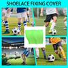 Silicone Soccer Lace Bands High Grip Design Shoelaces Covers Cleat Lace Cover  Women Men