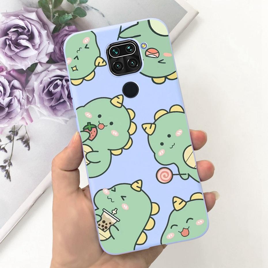 For Xiaomi Redmi Note 9 9s 9 Pro Max Cute Animals Cartoon Phone Case For Redmi Note9 9s 9Pro Candy Color Soft Silicon Back Cover Redmi Note 9S