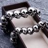 Панк-рокер, цепочка на голову с черепом, мужской браслет из полированной нержавеющей стали, мужские браслеты дружбы, готические мужские ювелирные аксессуары