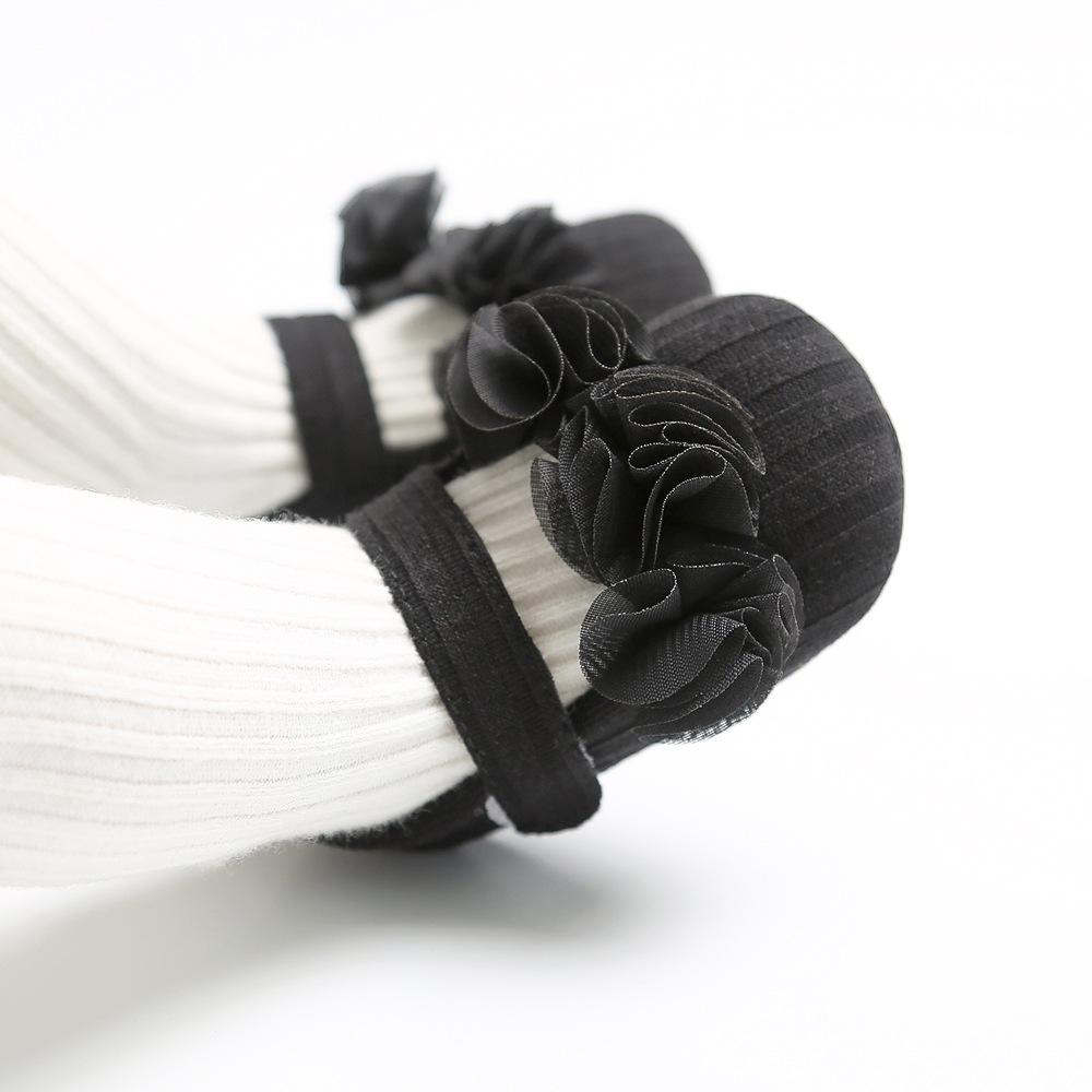 MYGGPP Small Flower Woolen Baby Princess Shoes Baby Shoes Soft Soled Toddler Shoes