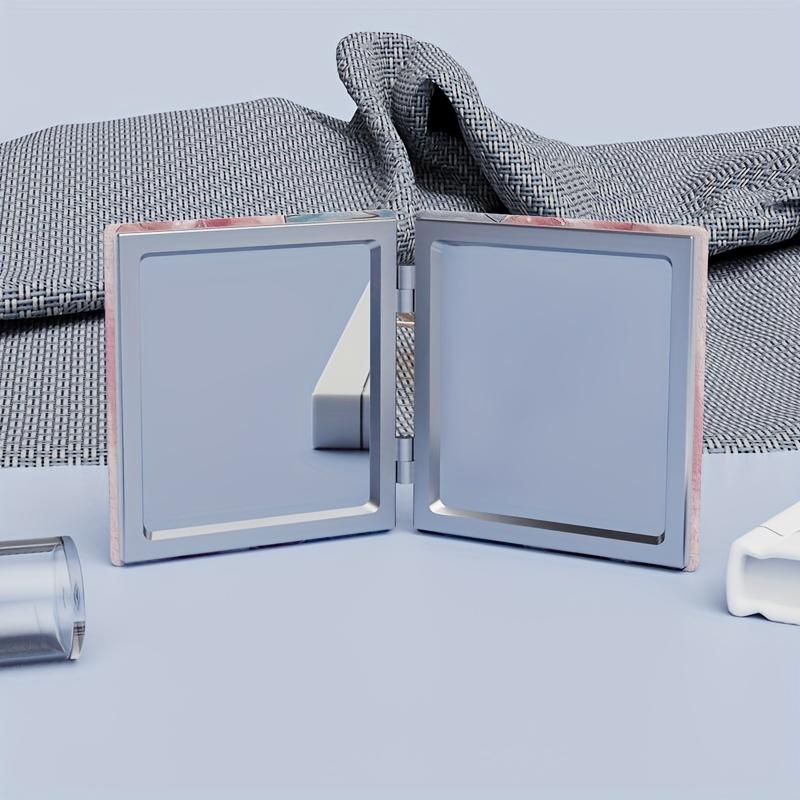 1 Handheld Mirror, Tulip Rabbit Makeup Mirror, Portable Foldable Makeup Mirror, High Definition Cartoon Body Mirror, Small Mirror In Student Dormitory