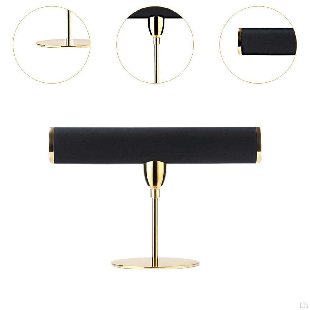 Stojak ekspozycyjny na bransoletki Stojak na naszyjniki Wieża na biżuterię Elegancki stabilny stojak z podstawą