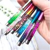 Abhay Liquid Sand Glitter Pen Metal Ballpoint Pens Metal Ball Pens Floating Glitter Dynamic Liquid Sand Pen for Office Supplies