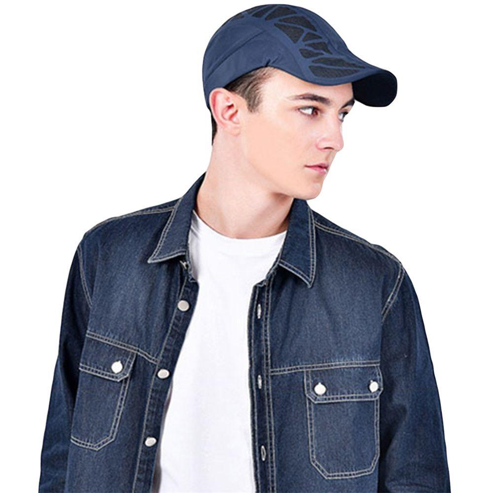 Cycling Adjustable Breathable Casual Tennis Caps Flat Cap Gatsby Hat Mesh Men Caps Beret Hat
