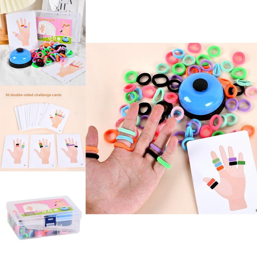 Wooden Toddler Finger Toss Game For Kid And Parent Interactive Play