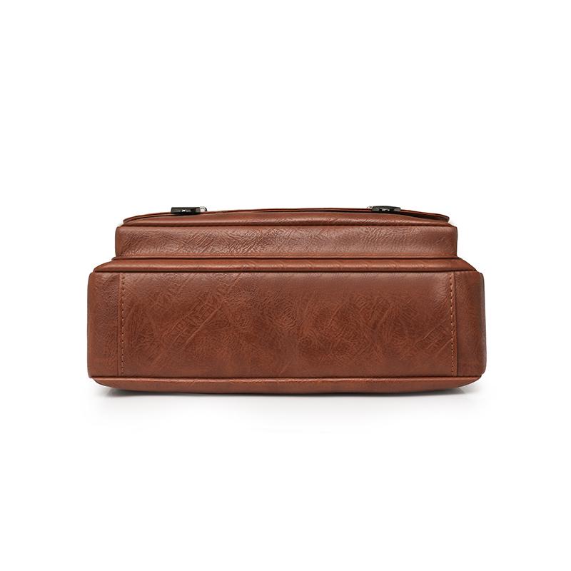 Women's Shoulder Bag Large Capacity Business Commuter Crossbody Bag Retro Messenger Bag PU Small Square Bag
