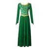 Monster Shrek, Fiona Princess Dress, Princess Green Dress OS Performance Costume