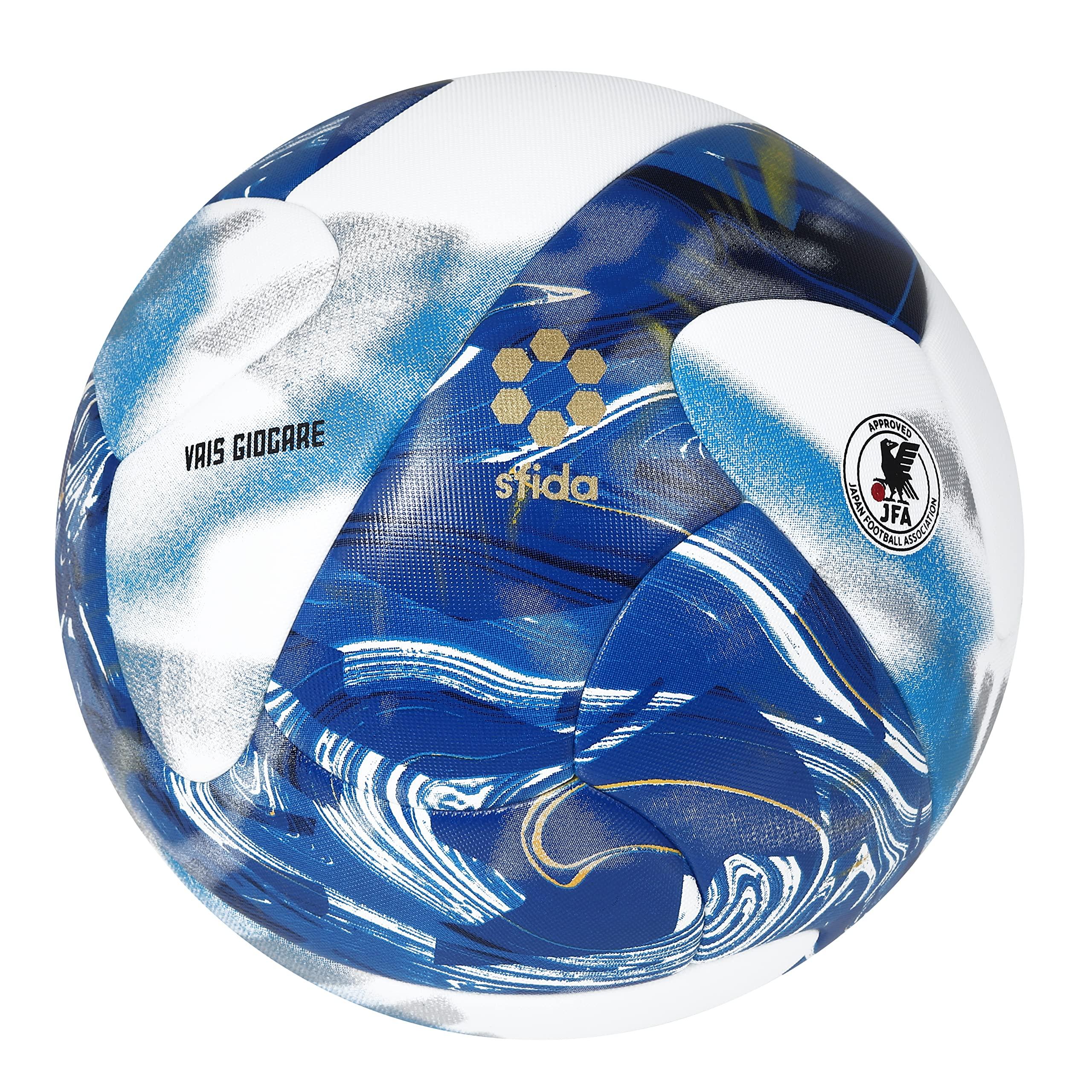 

certified soccer ball size VAIS GIOCARE Match blue [JFA 5] SB-23VG01