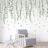 Pflanzenblatt Ast Haus Wandaufkleber Wohnzimmer TV-Hintergrund Aufkleber DIY Dekoration