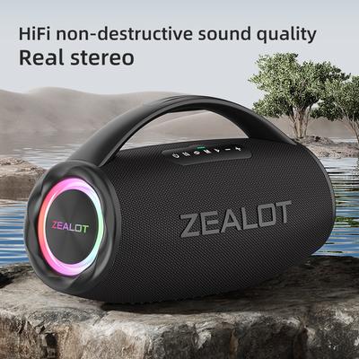 EU Local Stock High Quality Zealot S97 80W Portable Loud Outdoor Active Speakers with Bass for Mobile Phone Use