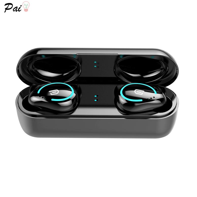 Wireless Bluetooth 5.0 Stereo Earbuds: Dual Ear, Heavy Bass, In-Ear Sports Headphones