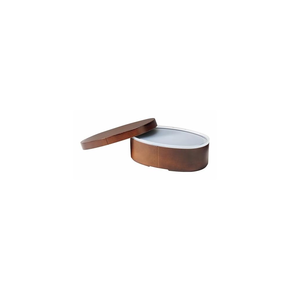 Kakusei Bento Box, Magewappa Style, Oval Shape, 500ml, Dishwasher Safe, Microwave Safe, Includes