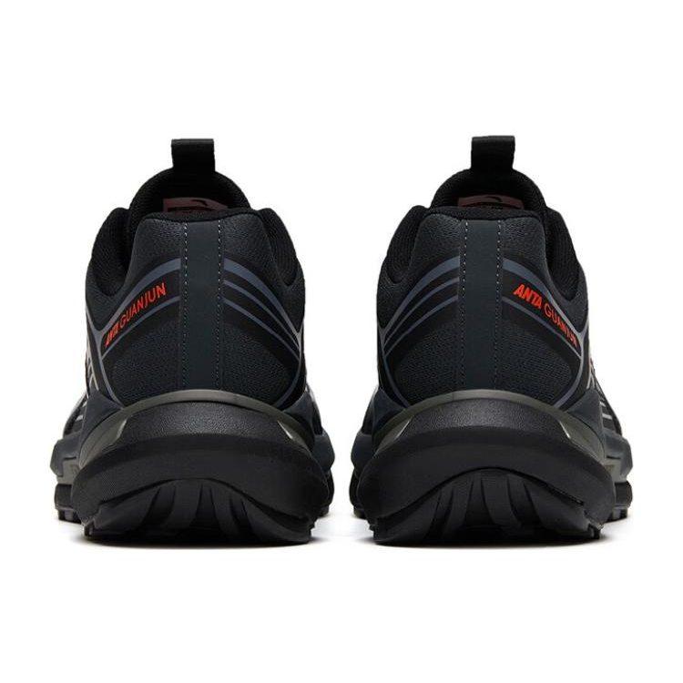 Anta Slip Resistant Abrasion Resistant Slip Resistant Abrasion Resistant Low top Running Shoes Men's Black 112315660A-4