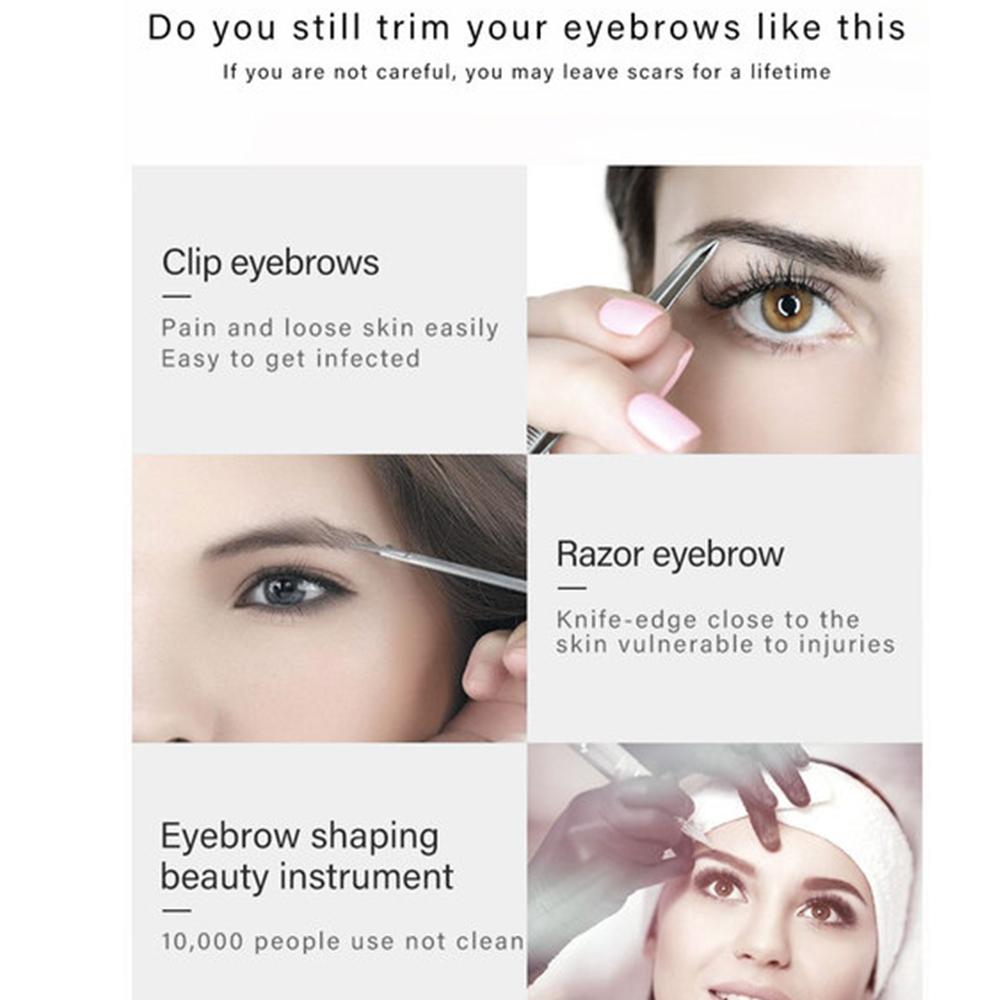 hiena Electric eyebrow Hair Trimmer Safe Not To Hurt The eyebrow Hair Shaver Eyebrow Shaping Makeup Tool Razor Epilator Beauty