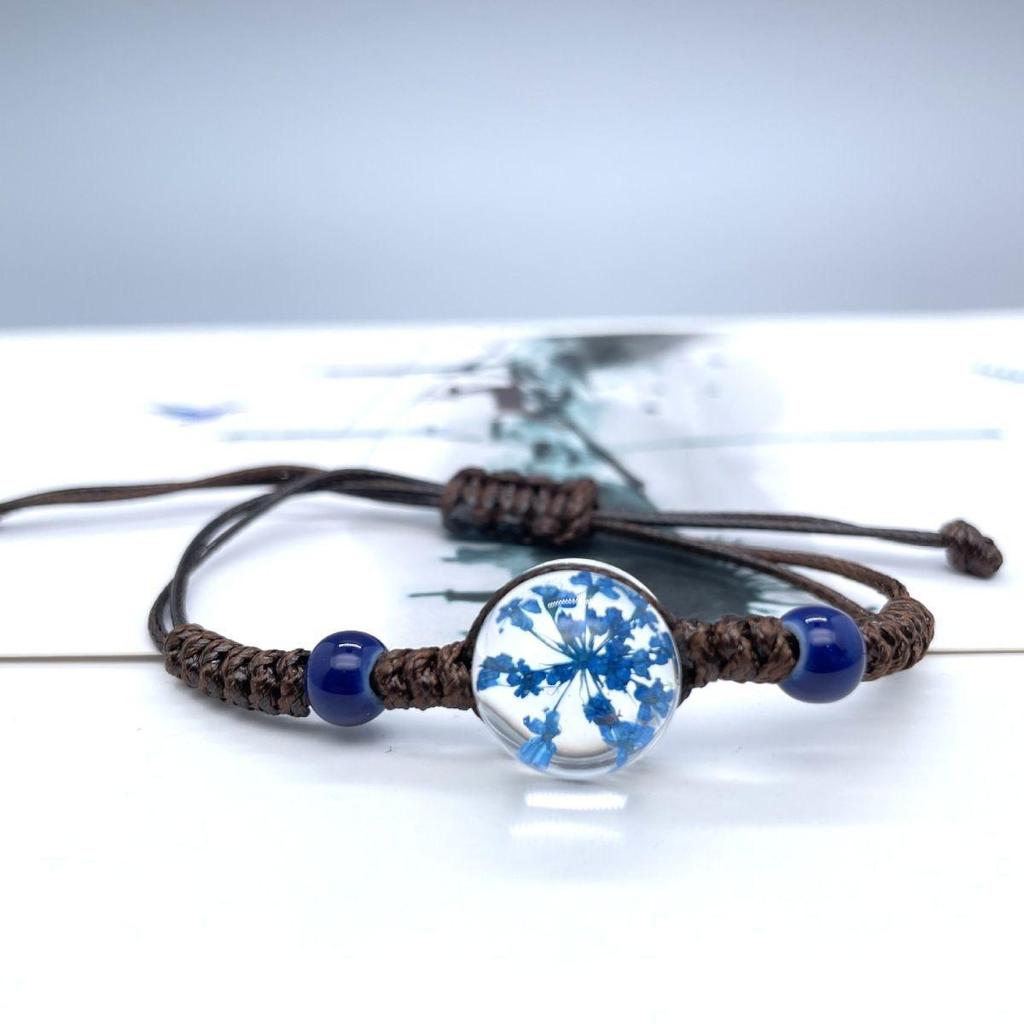 Immortal Baby's Breath Handmade Adjustable Bracelet for Women & Friends