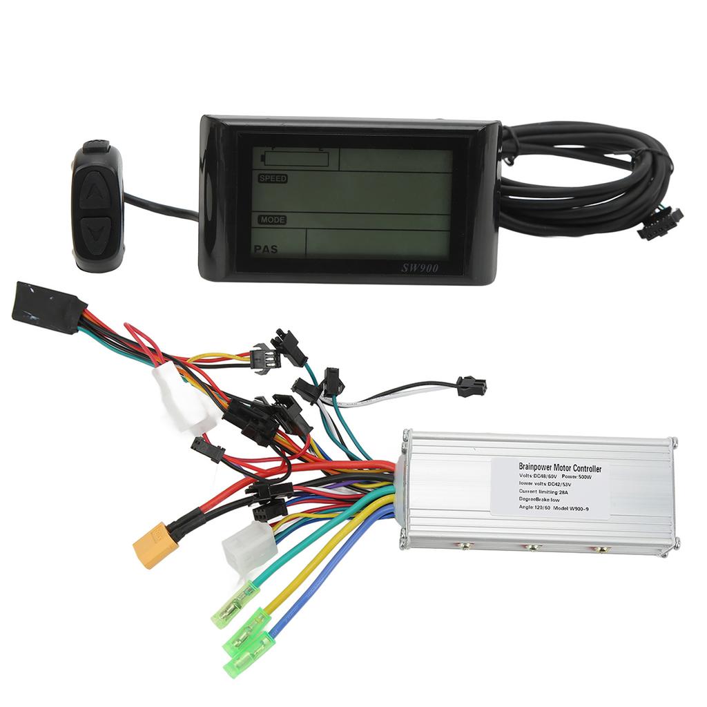 48V 60V 500W Brushless Controller Kit Electric Motor Controller with LCD Display for for Electric Scooter Electric Bike