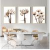 Simple Wall Decor Modern Transparent Flower Canvas Painting Art Print Picture Home Wall Decoration
