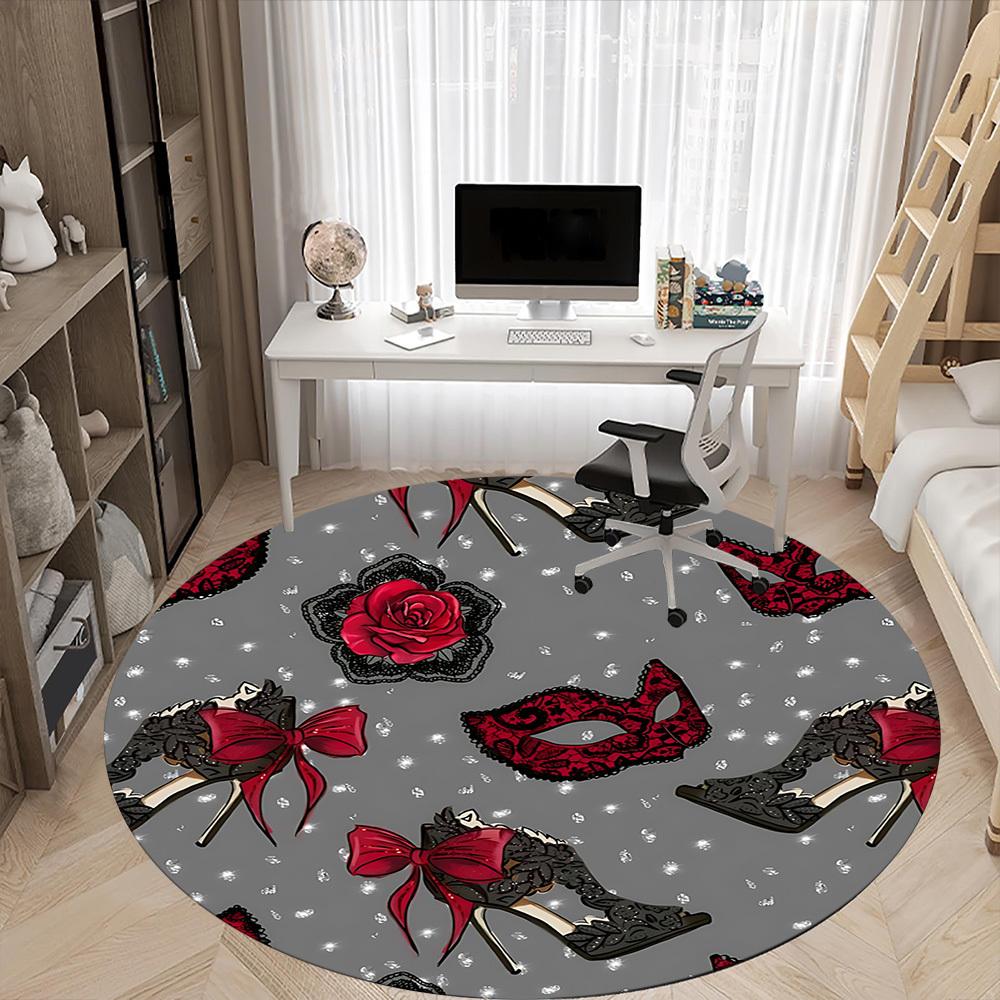 1pc Elegant, Fashionable Chair Carpet for Office - Durable, Ideal for Chair Mats, Stylish & Functional Decorative Rug yy260203034