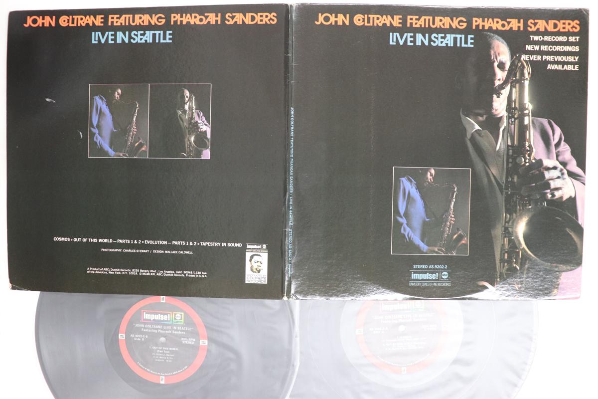 Виниловая пластинка JOHN COLTRANE PHAROAH SANDERS Live In Seattle AS92022 IMPULSE 1971 США Джаз Б/у