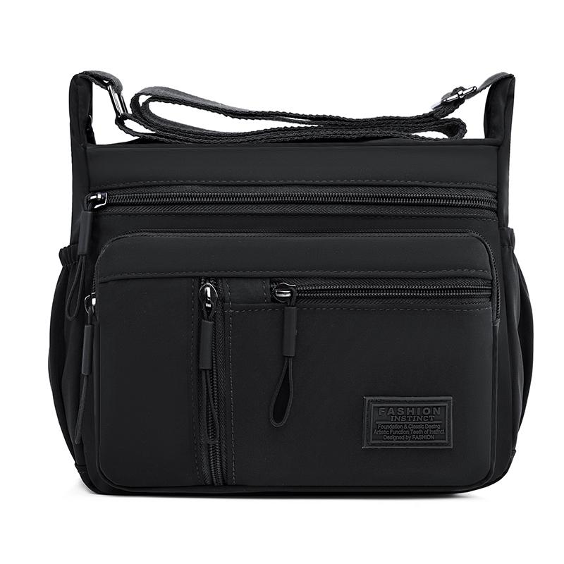 Fashion Multi Pockets Women Crossbody Bag High Quality Waterproof Nylon Shoulder Bag Large Capacity Female Messenger Bag Handbag