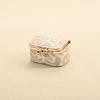 Mini PU Leather Kiss Lock Jewelry Box Leopard Pattern Portable Earphone Storage Case Coin Purse Ring Necklace Travel Organizer for Women