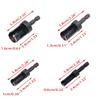 4 Pieces Multifunctional Wood Plug Cutter Drill Bit Set Carbon Steel Woodworking Chamfer Drill Bits 6mm/ 10mm/ 13mm/16mm
