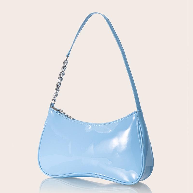 IELGY textured PU leather shoulder bag retro classic
