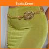 Waist Metal Elegant Chain With Engraved Detail For Womens Summer Outfits Winter