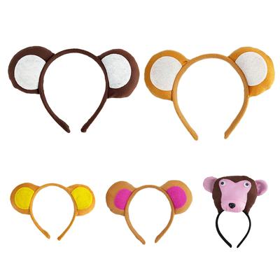 Cute Monkey Ears Hair Hoop Scenic Spot Stall Lovely Makeup Headdress Washing Face Headband Chinese-Zodiac Monkey