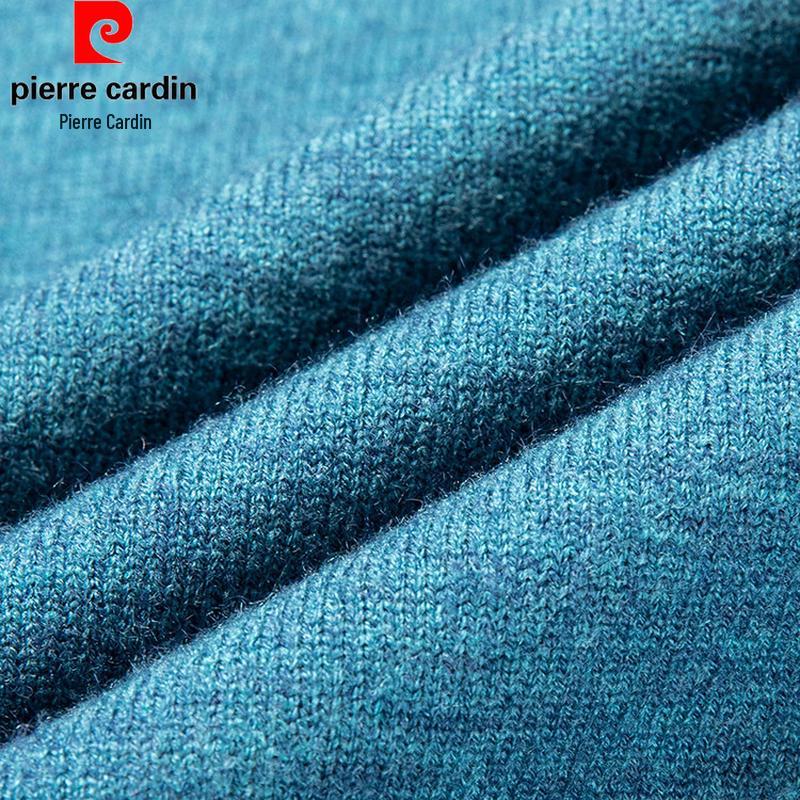 Pierre Cardin Men's Slim-Fit Semi-Turtleneck Wool Blend Sweater