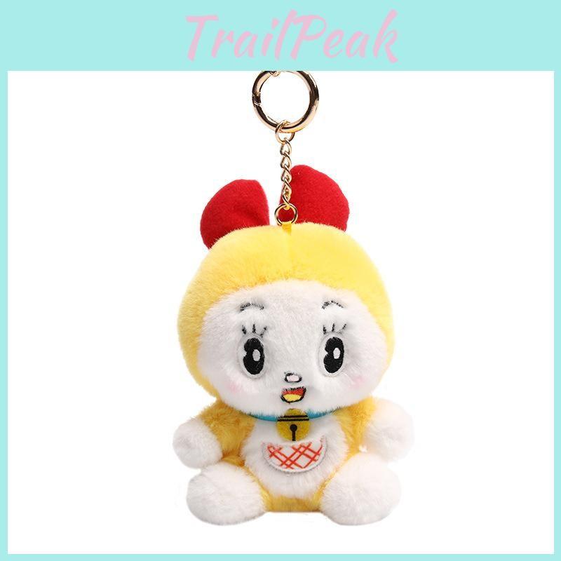 Doraemon Keychain Plush Bag Charm Super Soft Pp Cotton Stuffed Toy Gift For Anime Kids Fans