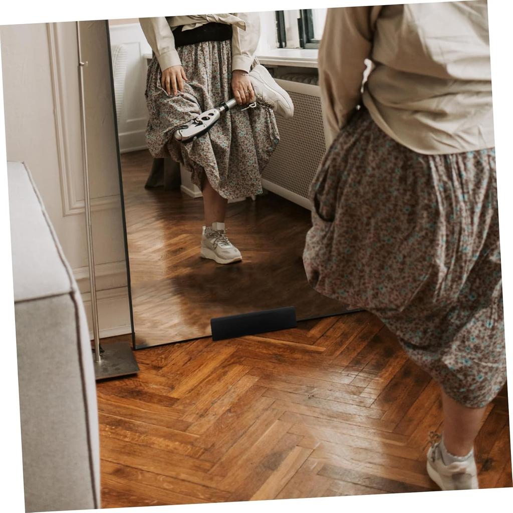 Wooden Floor Mirror Stand Support Base for Full Length Mirrors Non-Slip Design for Home Office and Art Display