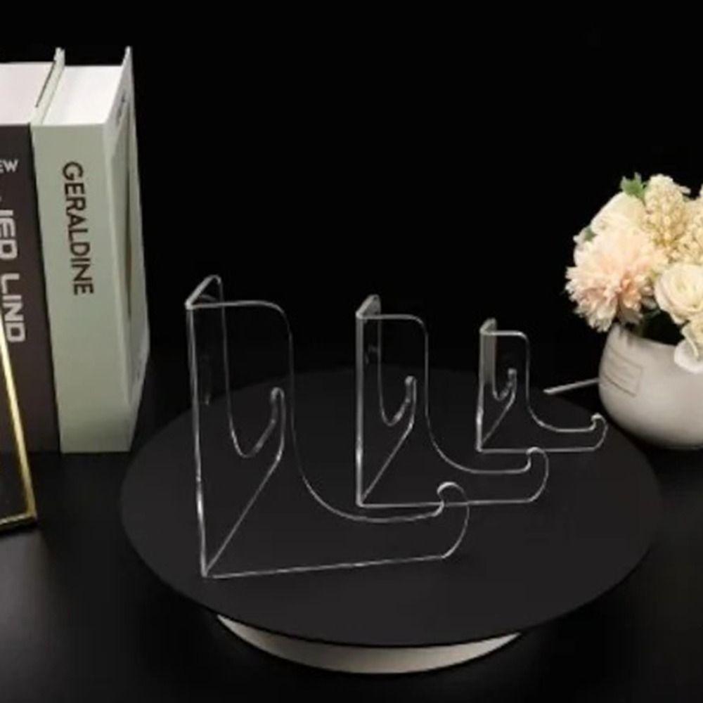 60-Degree Angle Display Easel Stand Acrylic Book Stand Tablet Holder Flat Plate Stand Artworks