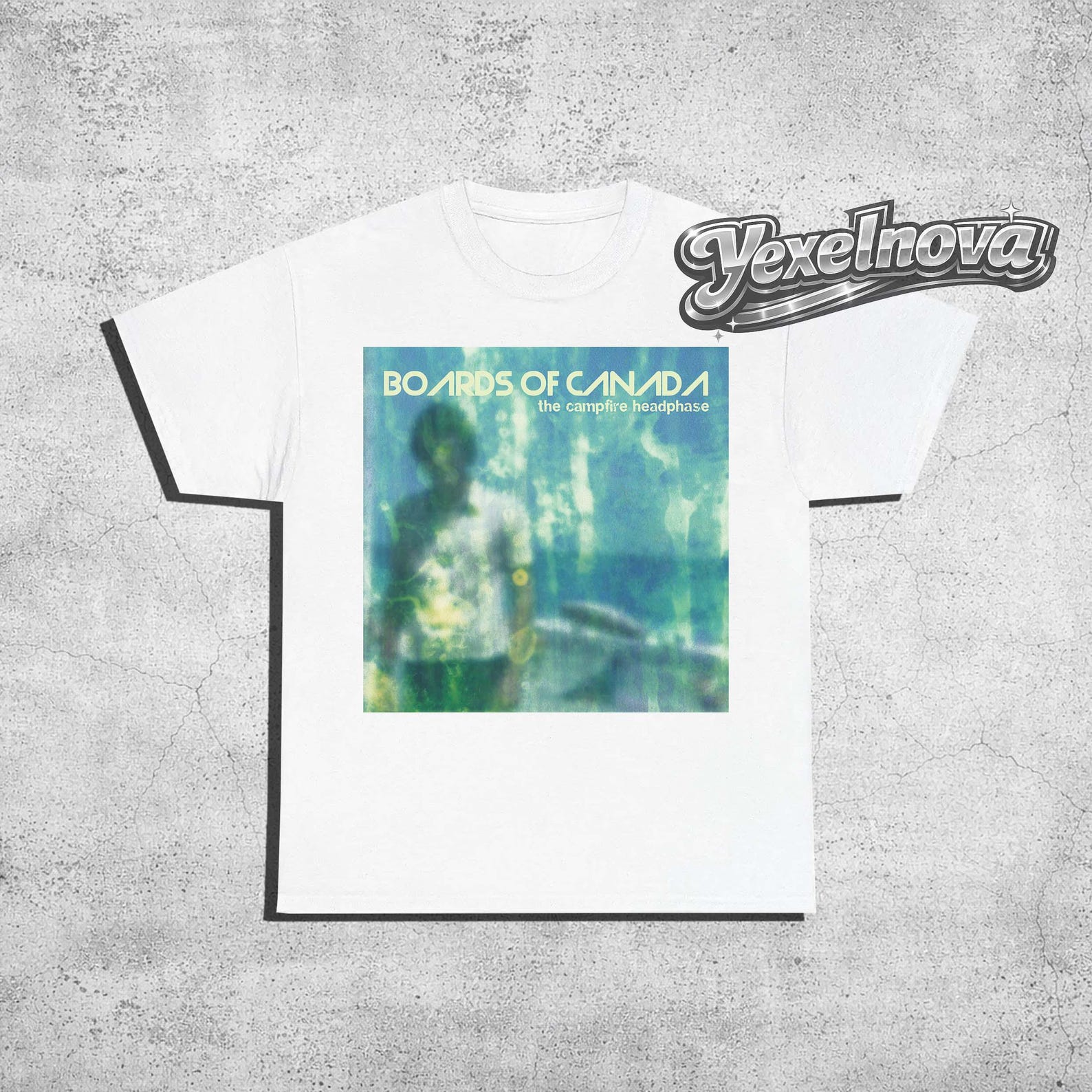 Boards of Canada Campfire Headphase T-Shirt, Electronic Music Album Tee 2XL