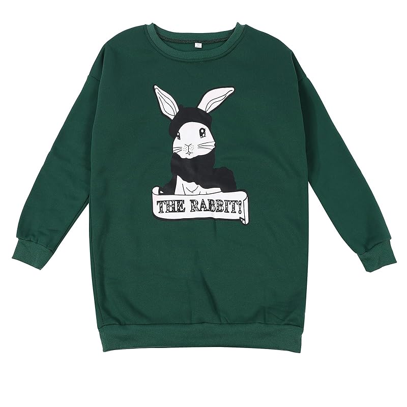 

trainer ladies Relaxing velvet thick rabbit pattern print (M, green)