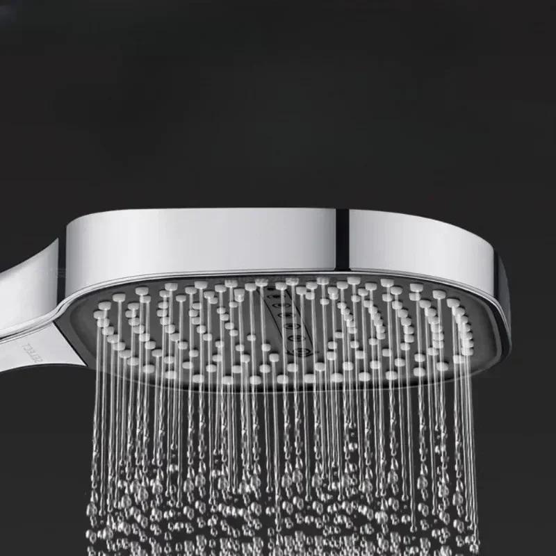 3-Modes High Pressure Shower Head Water Saving Shower Heads Adjustable Water Massage Sprayer Home Bathroom Accessories
