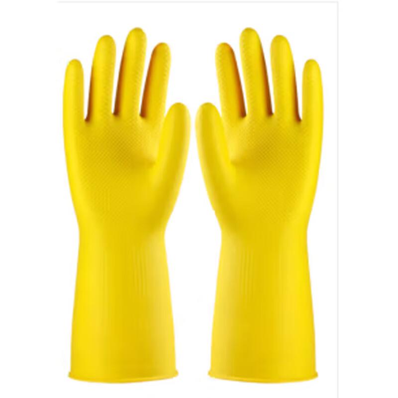 Jinsu Thickened Oil & Acid-Resistant Household Gloves (10 Pairs)