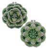 Handmade Rhinestone Floral Evening Clutch - Three-dimensional Design for Weddings & Banquets