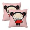 Cartoon Pucca 2 Pcs Square Pillowcase Pillow Cover Cushion Decor Comfort Throw Pillow For Home Bedroom