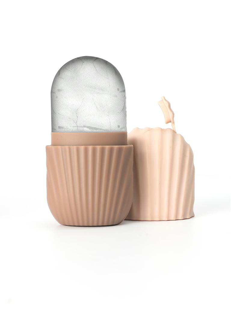 Ice Roller for Face and Eyes Silicone Ice Mold, Cooling and Firming Facial Skin Ice Roller Leak-proof Reusable Facial Care