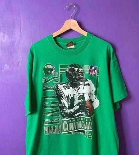 Футболка Philadelphia Eagles Randall Cunningham Унисекс Мужская Женская S-5XL Унисекс Футболка XXXXL